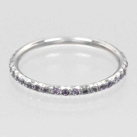 TIFFANY 18k Silver Eternity Ring - Picture 7 of 9
